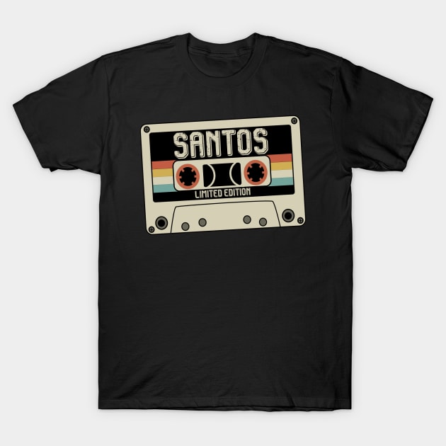 Santos - Limited Edition - Vintage Style T-Shirt by Debbie Art